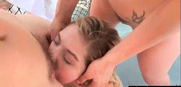  Teen Lesbian Girls (Dani Daniels & Malena Morgan & Lia Lor) Make Love In Front Of Cam movie-